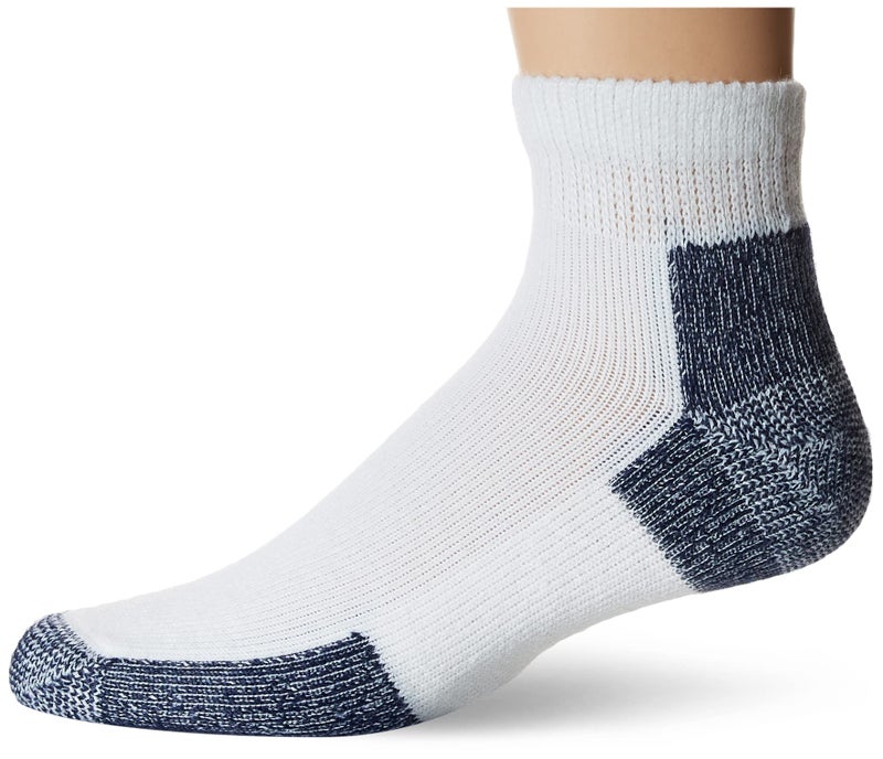 Thorlos Mens JMX Maximum Cushion Ankle Running Sock, White(1 Pair), Large US - Image 1